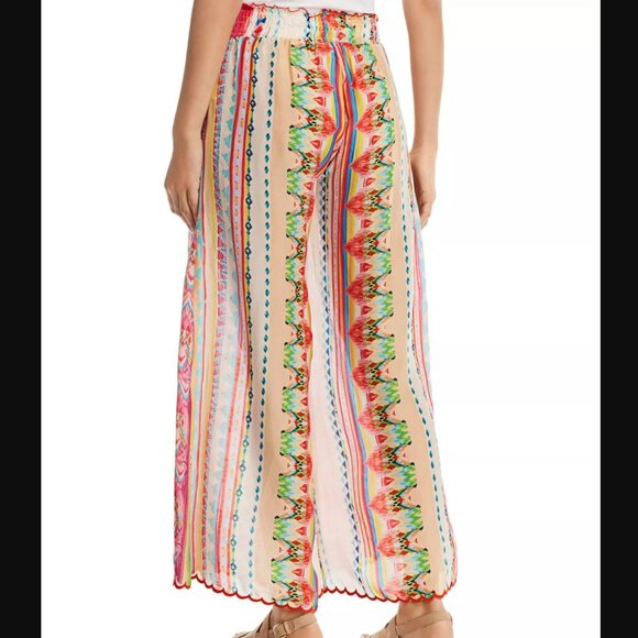 Johnny Was Mariah Ikat-Print Pants - Picture 2 of 8